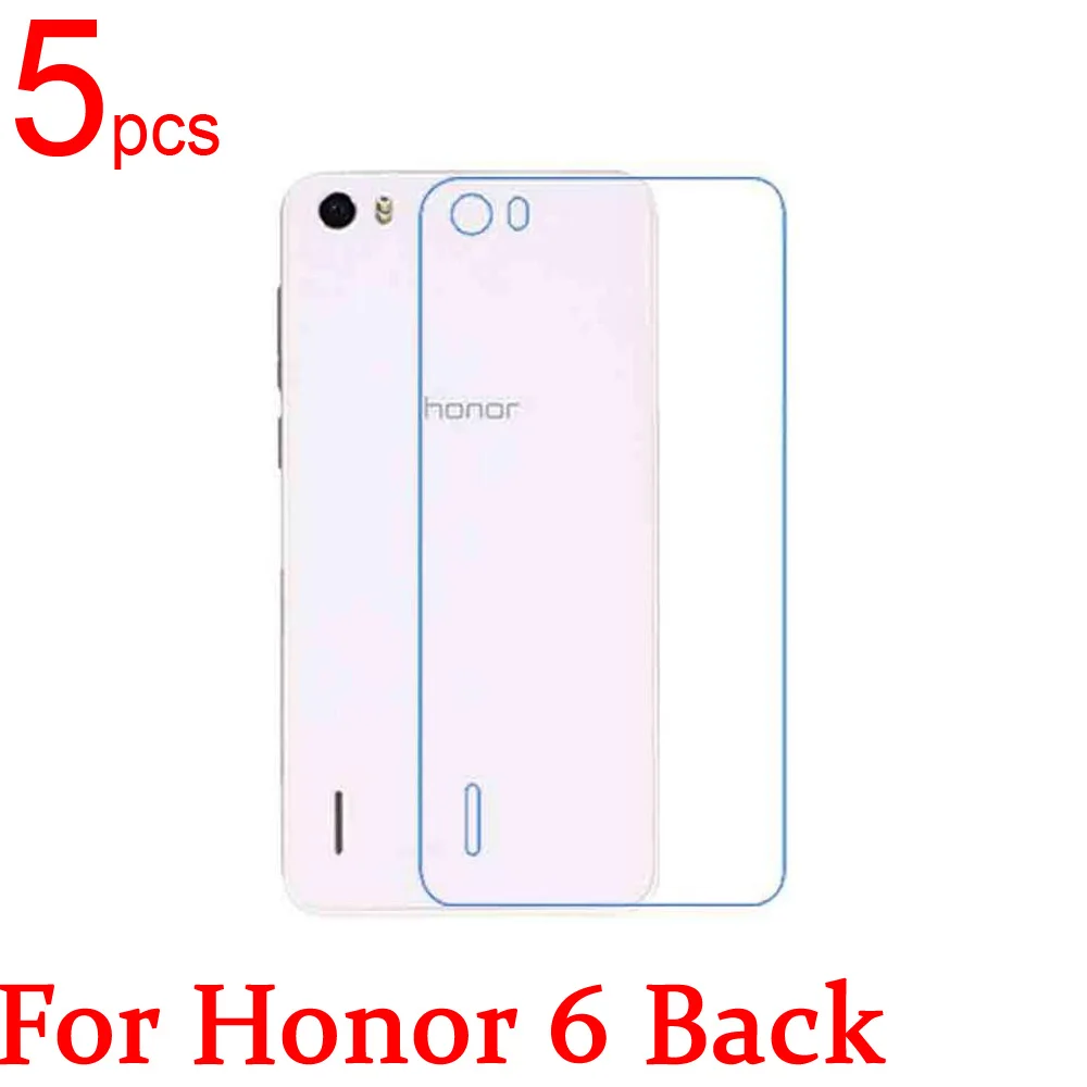 

5pcs Ultra Clear glossy/Matte/Nano anti-Explosion LCD Screen Protector Film Cover For Huawei Honor 6 Plus 6X Back dedicated Film