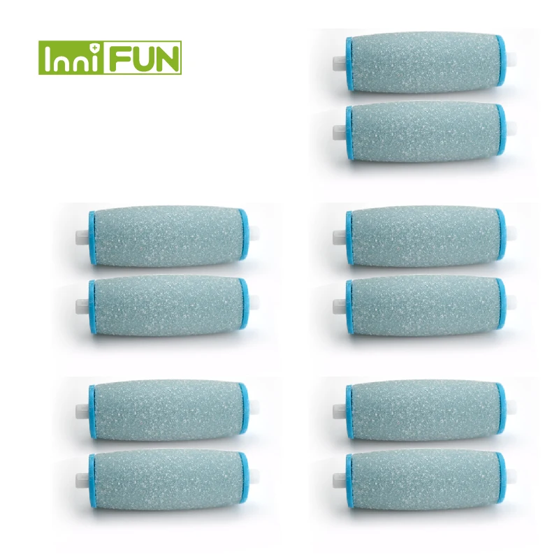 

2pcs Replacements Roller Heads for Pro Pedicure Foot Care for Feet Electronic Foot File Rollers Skin Remover Accessories N063