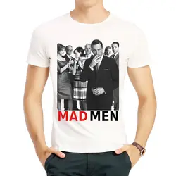 Mad Мужская футболка модная с коротким рукавом белый цвет ТВ Драма Mad мужские футболки топы футболки Повседневная Mad Мужская футболка