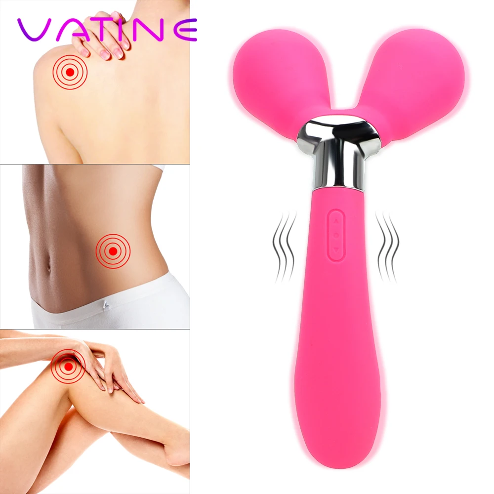 VATINE Three Head Vibrator G-spot Body Massage Clitoris Vagina Stimulation AV Stick Sex Toys for Women Female Masturbation | Красота и