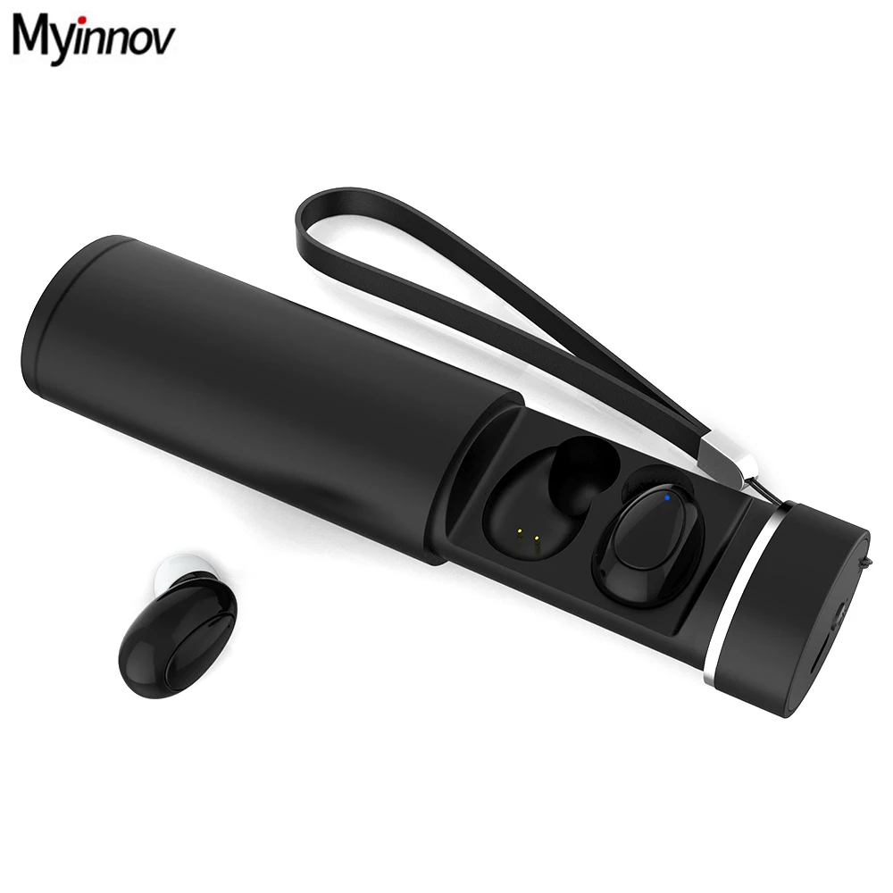 

Myinnov MKJ-X7 TWS Dual Bluetooth 5.0 Earbuds Stereo Bass With Charging Box Mic For All Smart Phone Wireless Sports Earphone