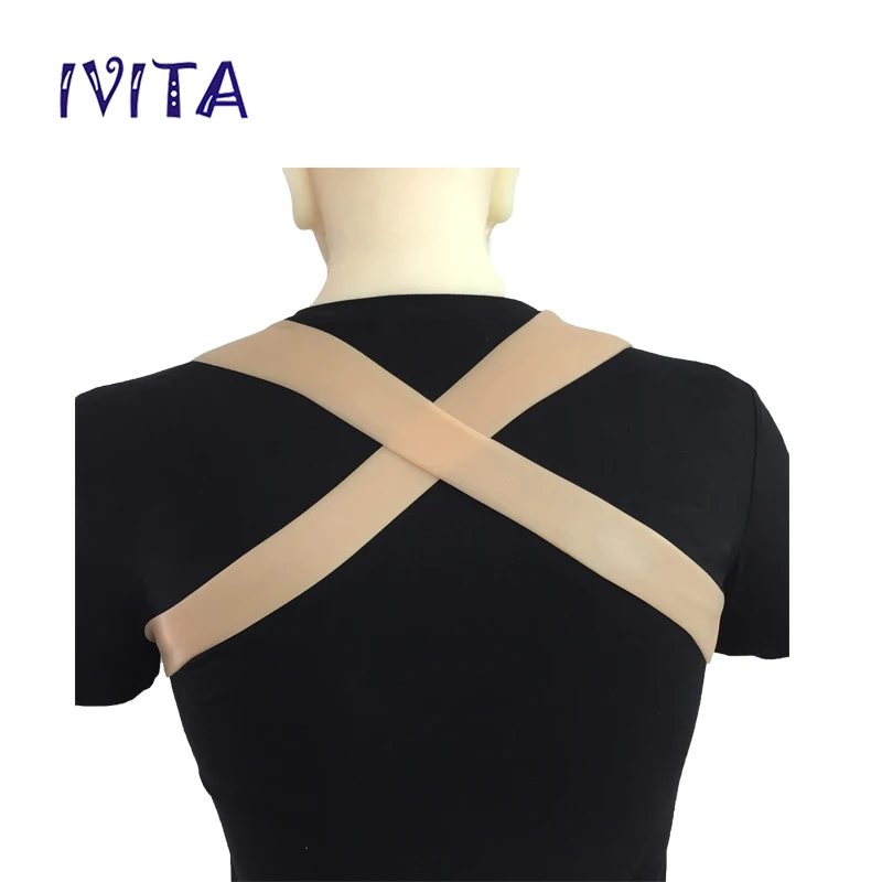 Силиконовая груди IVITA 800 г искусственная фальшивые для детской шикарная грудь