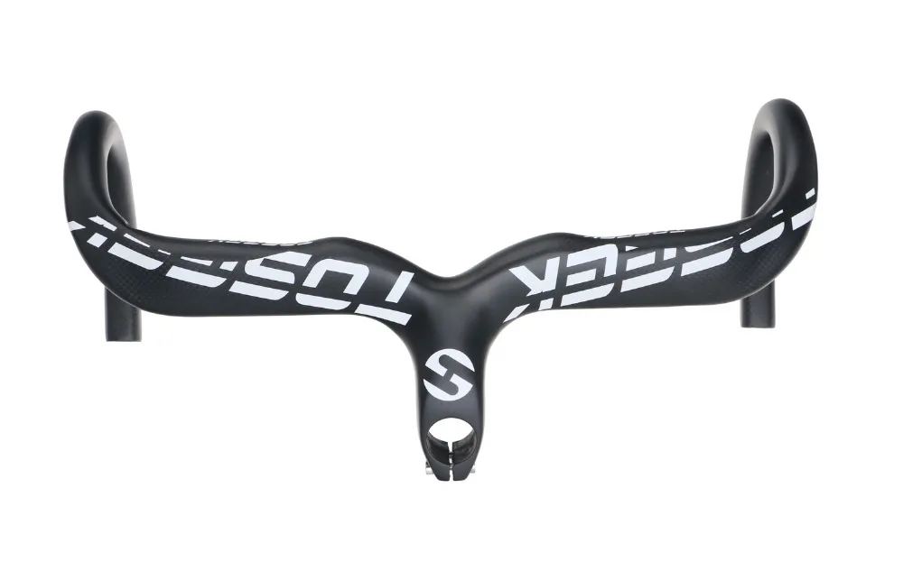 

Carbon White rider carbon road handlebar bicycle integrated with new road carbon fiber 400/420/440*90/100/110/120mm