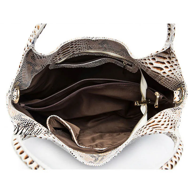 Сумка мессенджер из натуральной кожи под змеиную кожу|brand handbags|designer brand handbagdesigner