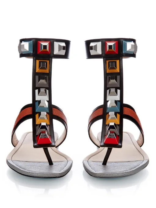 flat thong sandals with ankle strap