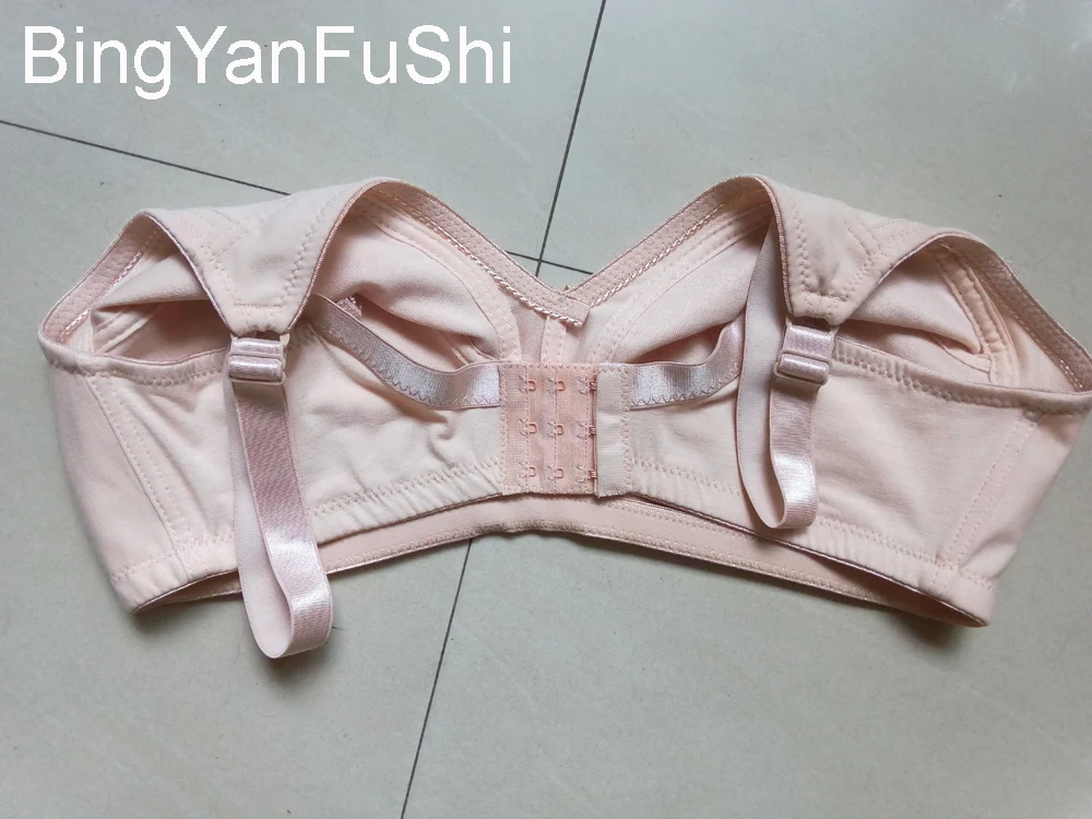 White cotton bra big bust 85 90 95 100 105 110 115 C D DD E F G cup bras for women comfortable seamless push up bra  C01 bra and underwear set