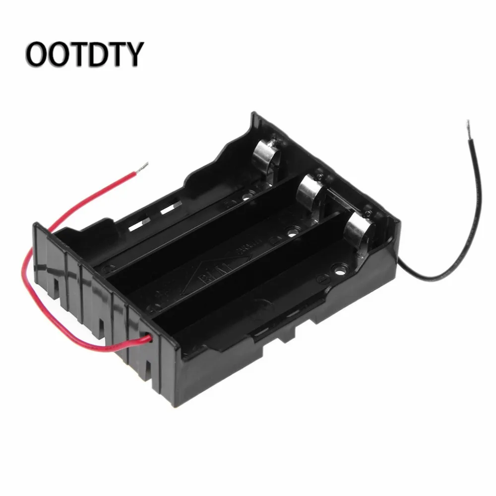 OOTDTY DC 11 1 В 3x18650 серии батареи держатель коробка ящик для хранения Контейнер с