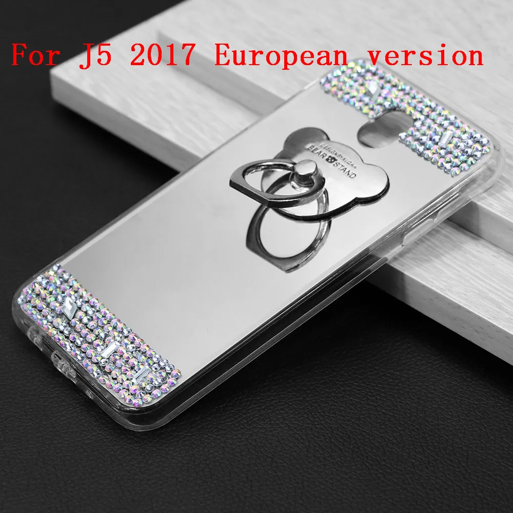 Роскошный позолоченный Блестящий зеркальный чехол для Samsung Galaxy J3 J5 J7 2017 года из