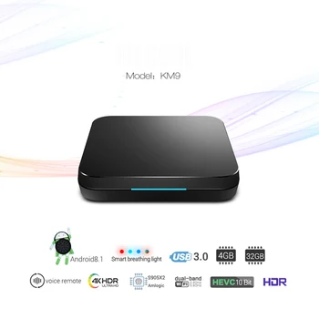 

Andriod 8.1 TV Box S905X2 Quad Core 4GB+32GB USB3.0 5G WIFI TV Box