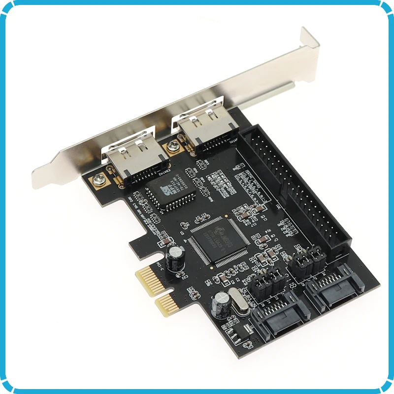 Комбо 2 порта SATA 0 + IDE eSATA PCI express контроллер расширения Raid e карта|Платы расширения| |