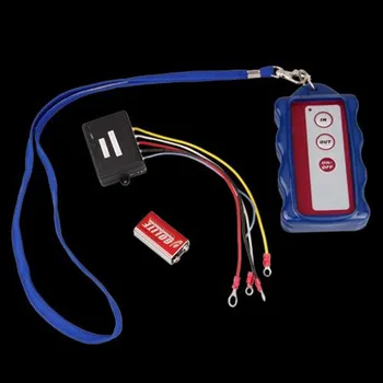 

Marsnaska Waterproof With indicator light 12V Car Wireless Remote Control Set Kit For Truck Jeep ATV Winch