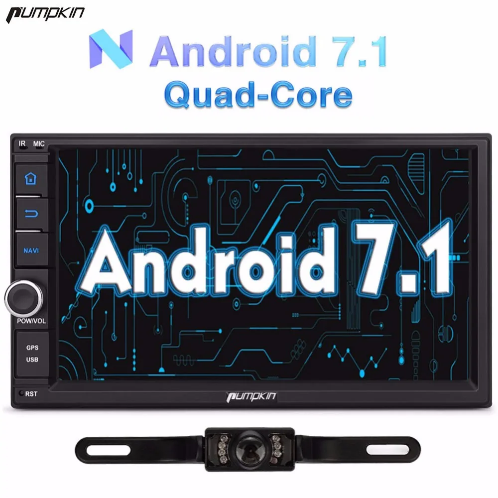 Pumpkin 7 Inch 2 Din Android 7 1 Univeral font b Car b font DVD Player
