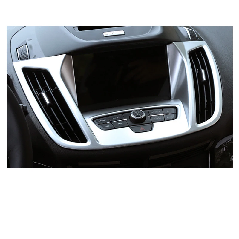 

Lsrtw2017 Abs Car Dashboard GPS Screen Frame Trims for Ford Kuga Escape 2017