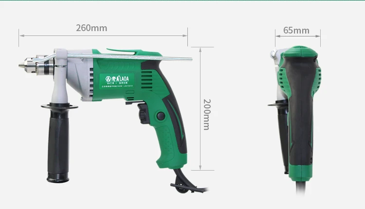 LAOA 550 Вт 220 В Бытовая многофункциональная электрическая Ударная дрель с обратным вращением, электрическая отвертка
