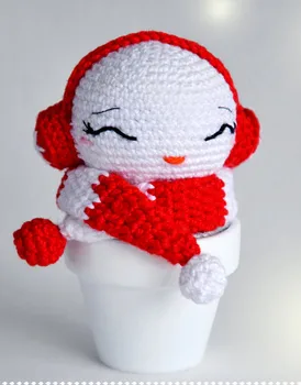 

crochet toys amigurumi doll small baby model number XC041037