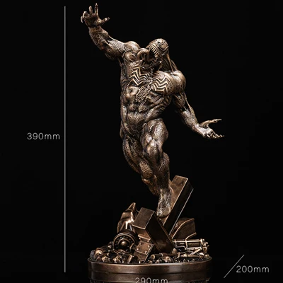 Яд яд deadly guardian Фильм вокруг GK 39 см ручная модель Статуя Украшение праздничный подарок - Color: Golden