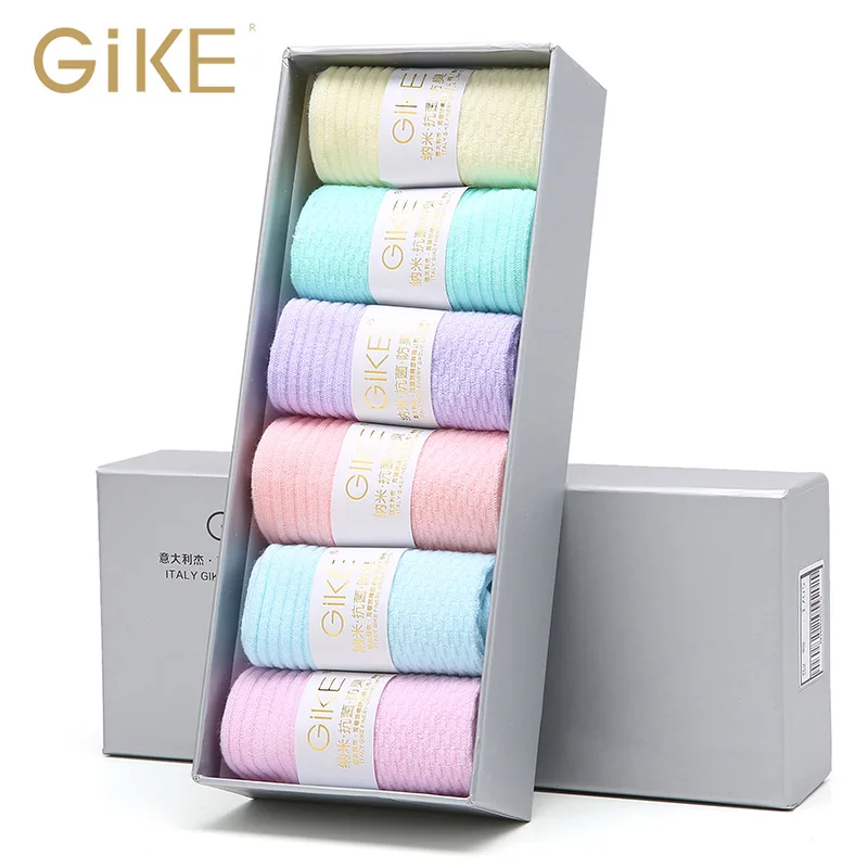 

Brand 6 Pairs Women Socks Ankle Socks Boat Socks Cotton Breathable Female Solid Casual 3d Ladies Casual Home Socks