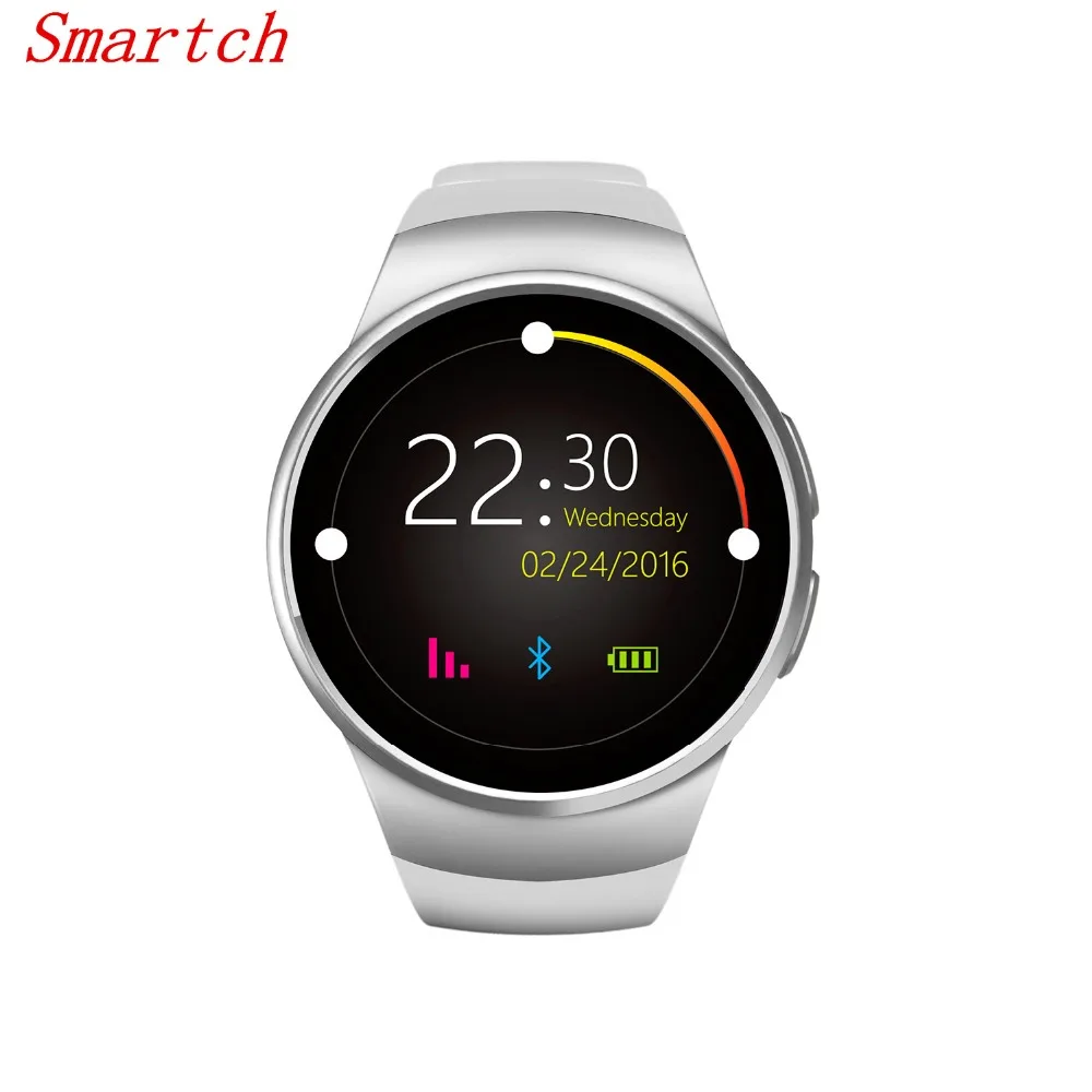 kw18 2g smart watch with sim card sync bluetooth 4.0 for ios android black