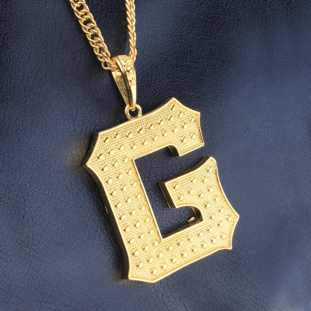new arrival iced out gold color letter g pendant hip hop necklace new arrival iced out gold color letter g pendant hip hop necklace for men women
