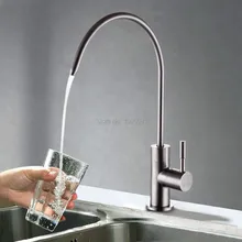Бесплатная доставка Lead Free Напитков Кран Питьевой Воды Система Фильтрации 1/4-Дюймовый Трубки, Нержавеющая Сталь