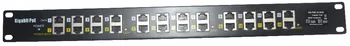 

12 Port 10/100/1000 Power over Ethernet PoE injector for 802.3af/Passive Devices - Power Supply NOT Included: GPOE-12-1U