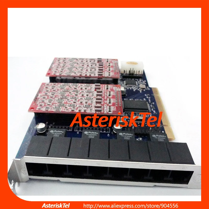 Карта Asterisk TDM800P с 8 портами FXO FXS офисная АТС PABX система плата PCI issable Digium Sangoma Card|card
