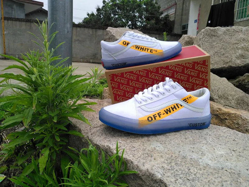 off white van shoes