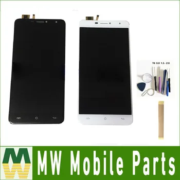 

For Cubot Max LCD Display Touch Screen Sensor Assembly Replacement Part Black White Color With tools Tape