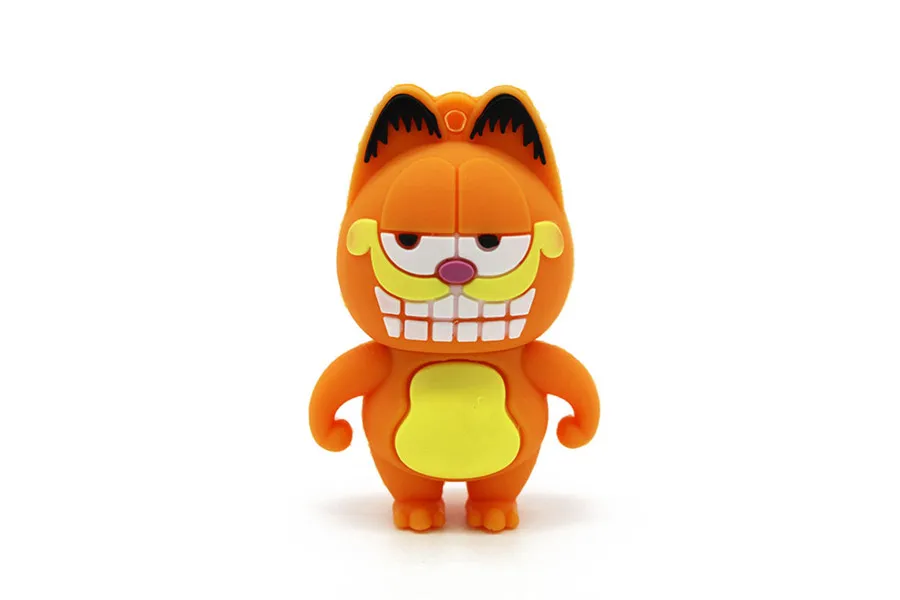 Usb флеш-накопитель KING SARAS 64 GB Mini cute Garfield usb 2,0 4 GB 8 GB 16 GB 32 GB флешка, подарок