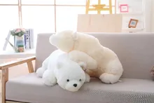 one piece cute plush lying polar bear toy stuffed polar bear pillow doll gift about 58cm 2956