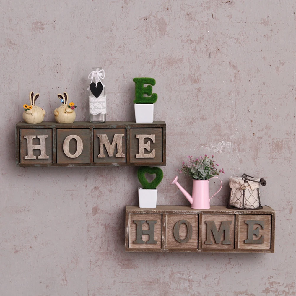  1pc Storage Box Durable Wooden Retro Unique Premium Decorative Storage Box for Bedroom Room Home - 33051949257