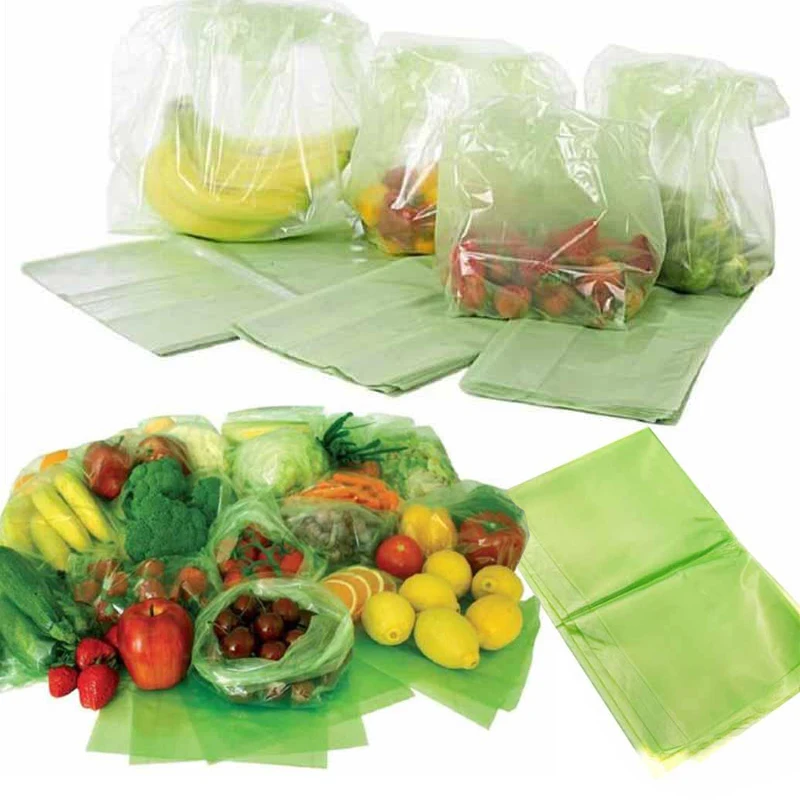 20 шт./пакет свежий зеленый Еда Кухня сумка для хранения Еда овощи фрукты свежие Кухня органайзер для холодильника поставить гаджет