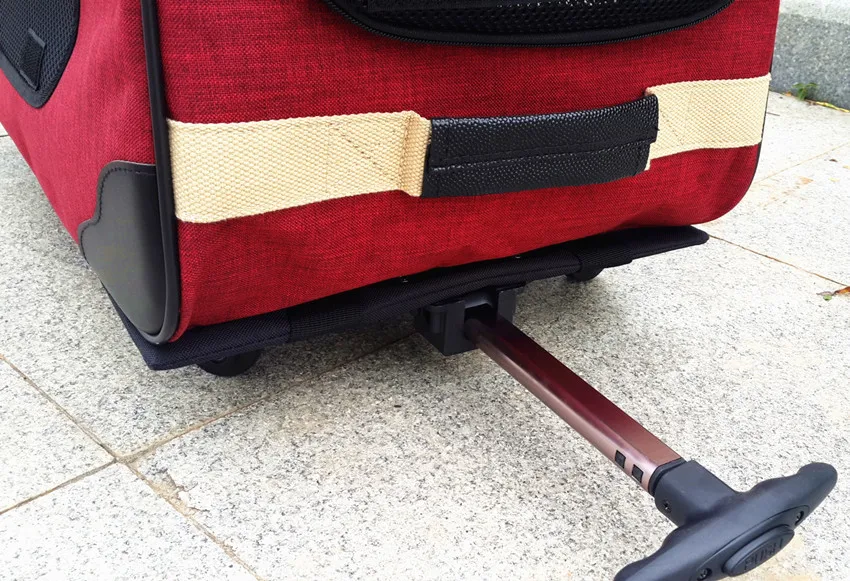 Чемодан для багажа на колесиках для домашних животных, чехол для домашних животных Сумки на колесах сумка для переноски багажа дорожная тележка для сумки