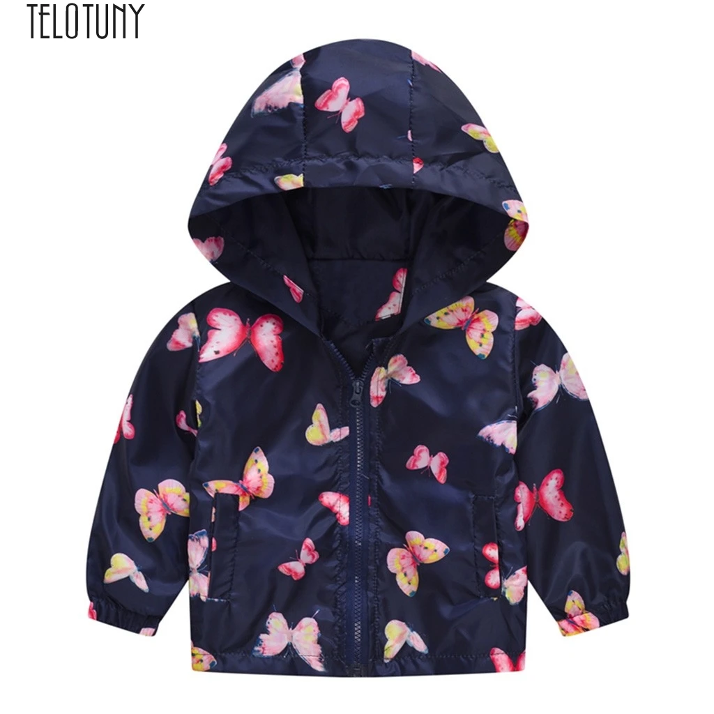 TELOTUNY Kids Coat Toddler Kids Baby Girls Boys Camouflage Butterfly