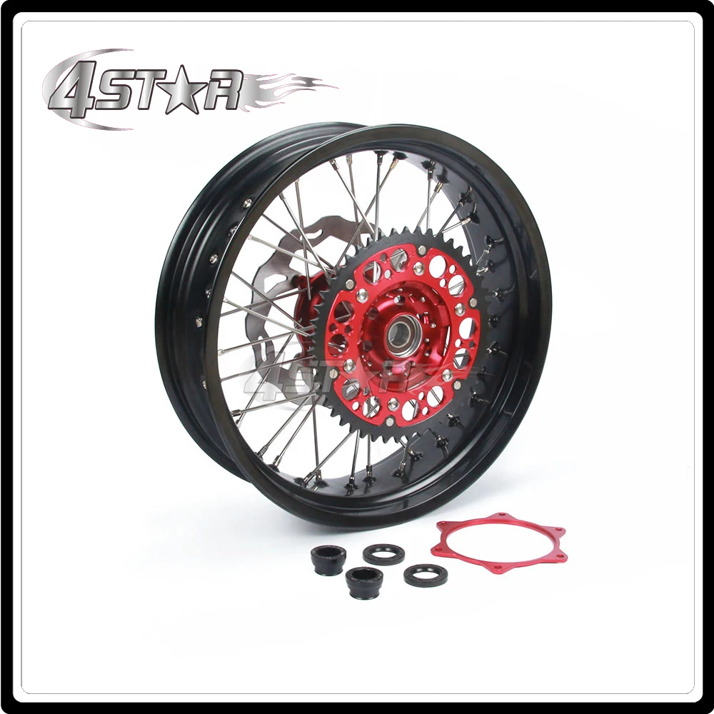 

Motorcycle 4.25*17 Rear Wheel Rim Hubs Set for HONDA CR125 CR250 CRF250R CRF450R CRF450X CRF250X