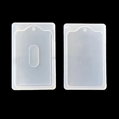 2pcs Full Mirror DIY Card Cover Tools Translucent Manual