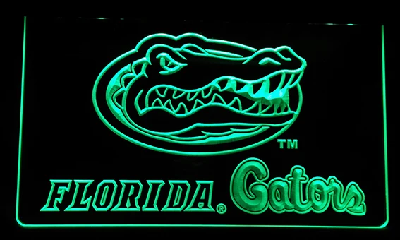 

LS092-g Florida Gators Neon Light Sign Decor Free Shipping Dropshipping Wholesale 8 colors to choose
