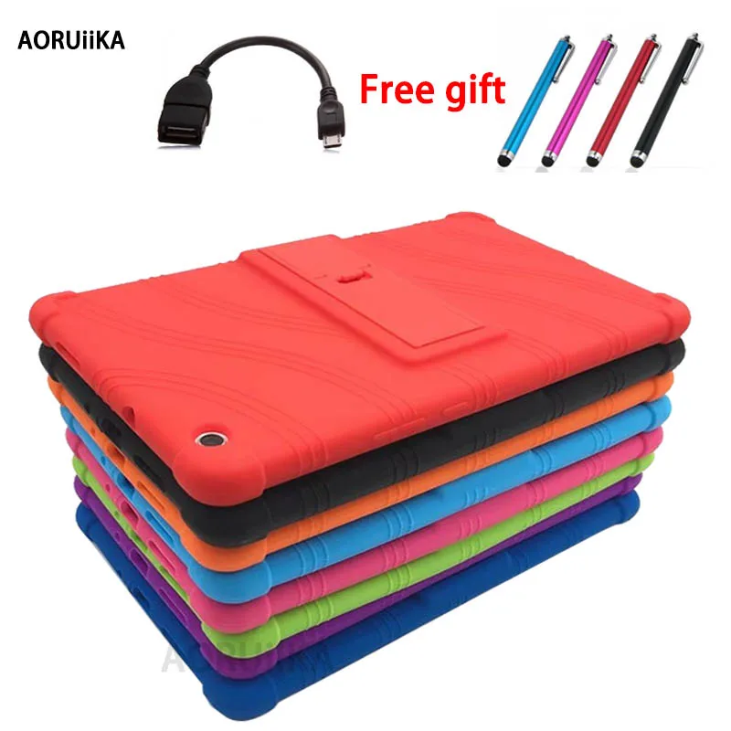 

Soft Silicone Rubber Case Stand Function Skin Shell Cover For Huawei Mediapad M3 Lite 8.0 CPN-W09 CPN-AL00 Tablet case