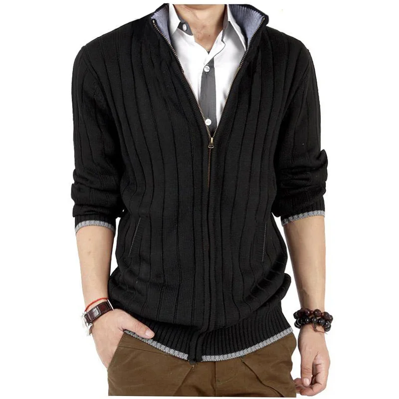 turtleneck zip up sweater