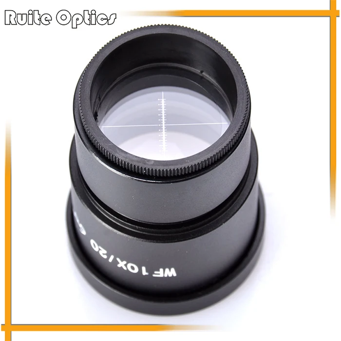 Окуляр WF10X с широкой областью и микрометром Для Составного микроскопа (30 мм)|microscope