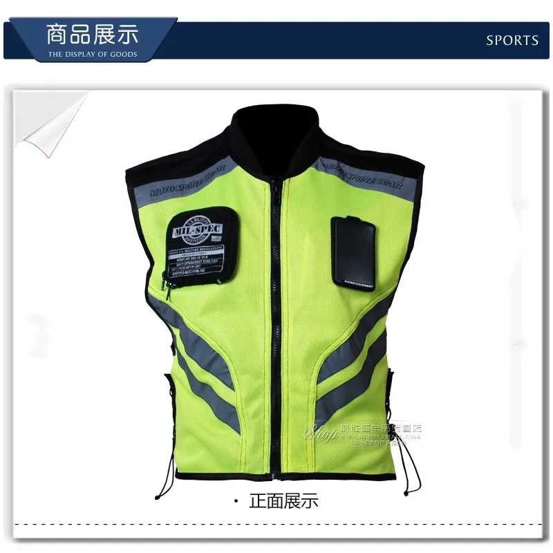 High Visibility Safety Reflective Vest Warning Coat Reflect Stripes
