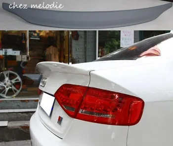 

Caractere B9 style primer grey unpainted PP Car Rear Trunk Spoiler Wing For Audi A4L 2009-2016, no drilling needed