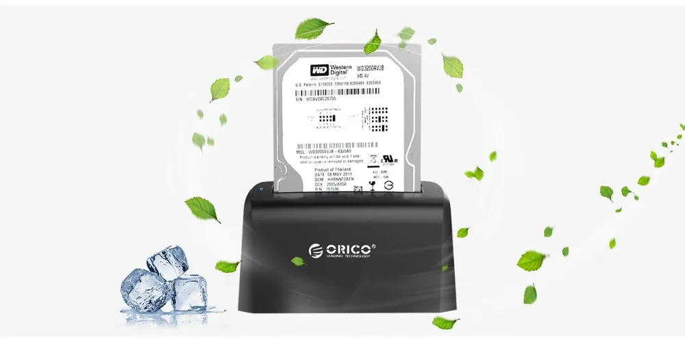 ORICO 2,5/3,5 ''USB3.0 жесткий диск Док-станция SATA HDD чехол 8 ТБ большая емкость поддержка UASP протокол поддержка для Windows/Mac OS/Linux