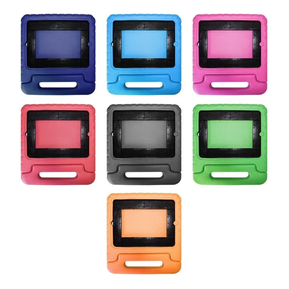 

Drop-Resistant EVA Tablet Protective Case Anti-slip Desk Stand Case Cover with Portable Handle for iPad 2/3/4 for Kids