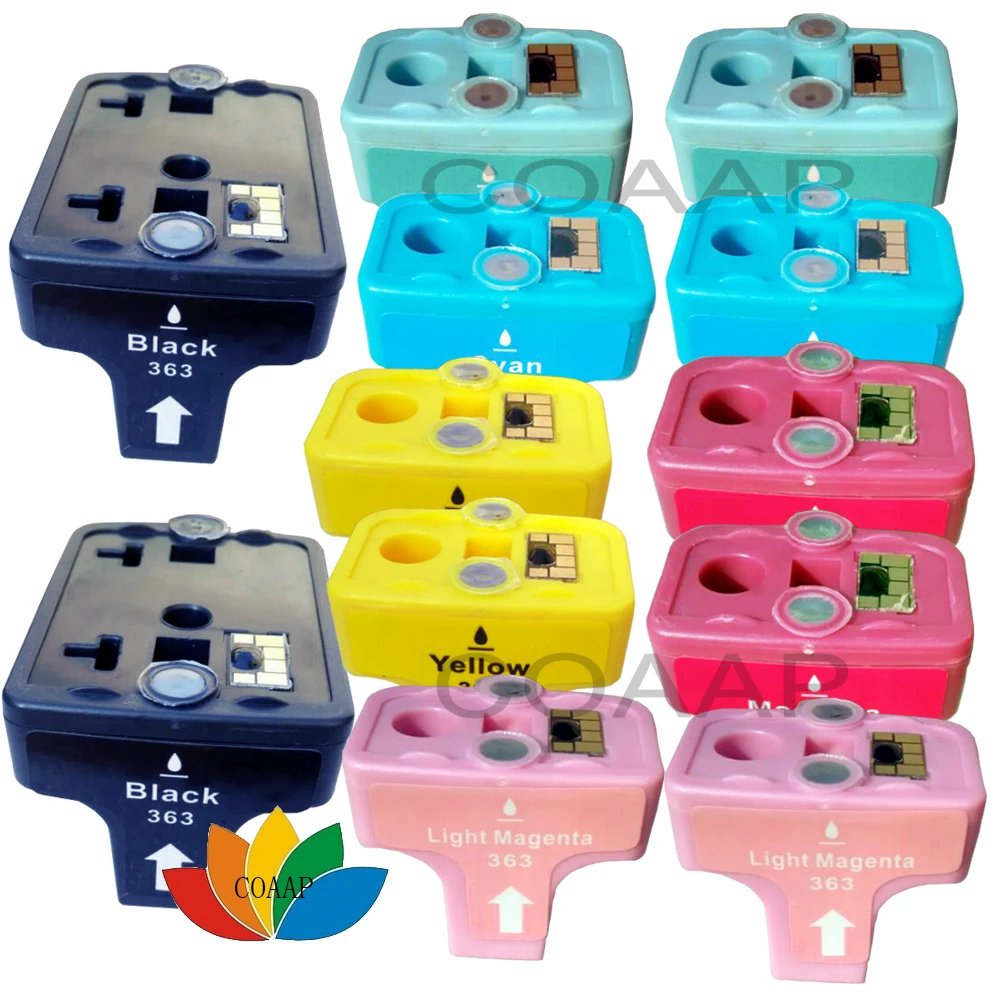 

12 Compatible Ink Cartridges for HP 363 XL C8721 C8771 C8772 C8773 C8774 C8775