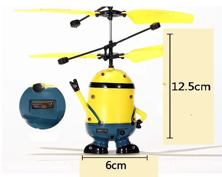 Ewellsold 2 шт. новый датчик Летающий RC вертолет вертолёт самолёт детская игрушка