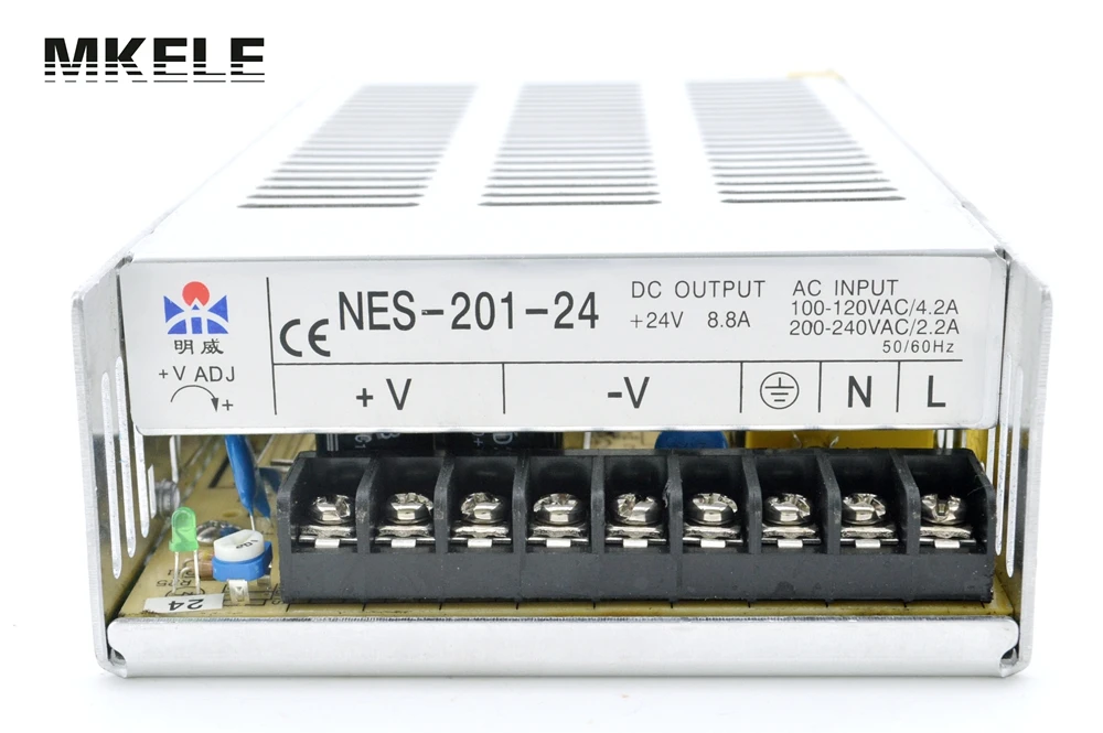 

low price 200W 7.8A 27V Single Output Switching Power Supply NES-200-27 CB UL Switching Power Supplies