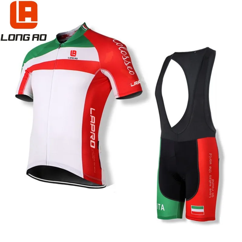 Italy Summer Short Sleeve Cycling Set Country Team Sport cycling jersey