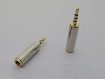 

10pcs 2.5mm Male Plug to 3.5mm 1/8" Female Jack Audio Video Plug Adapter Converter