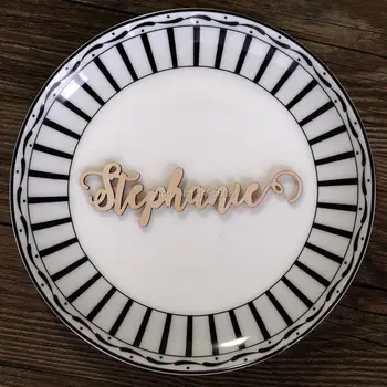 

Rustic Wedding Place card alternative, place setting, wedding party seating guest names, Wedding gift